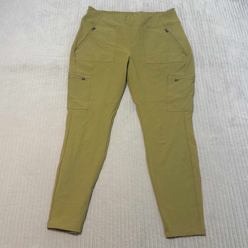 Athleta Headlands Hybrid Cargo II Tight Legging By Olive Green Women's 16